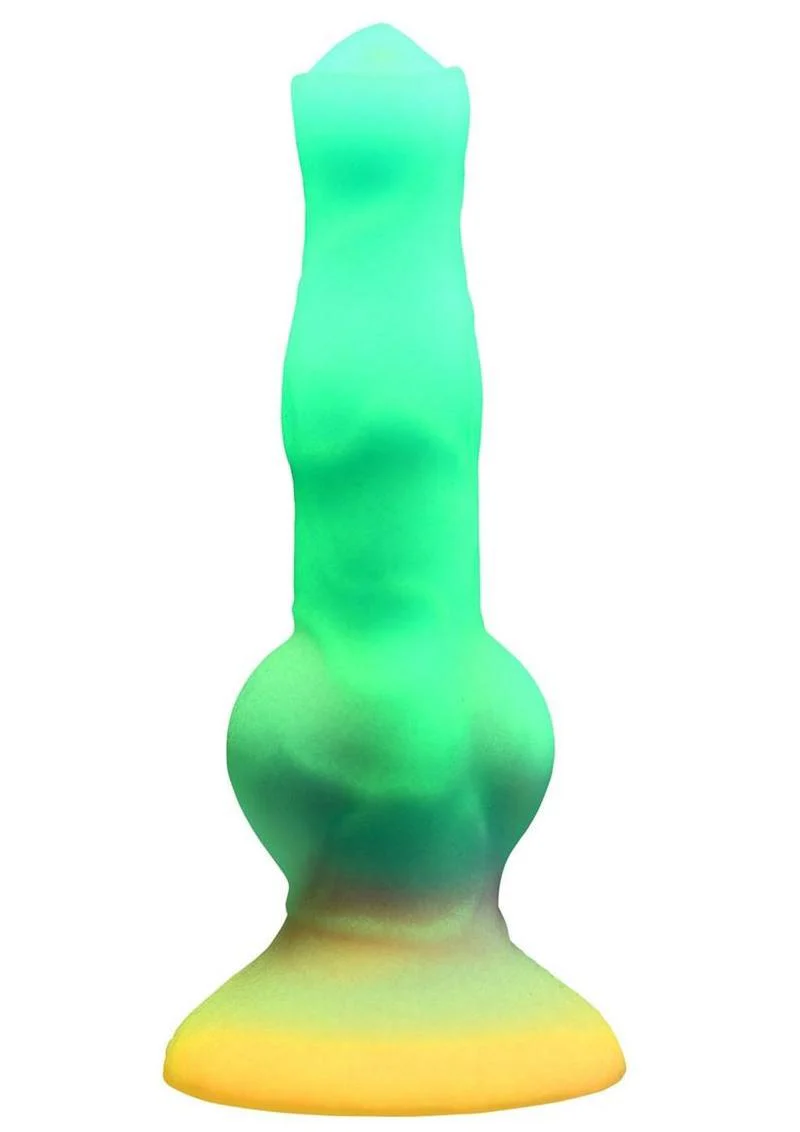 Astro Cock Vibrating Glow In The Dark Silicone Dildo
