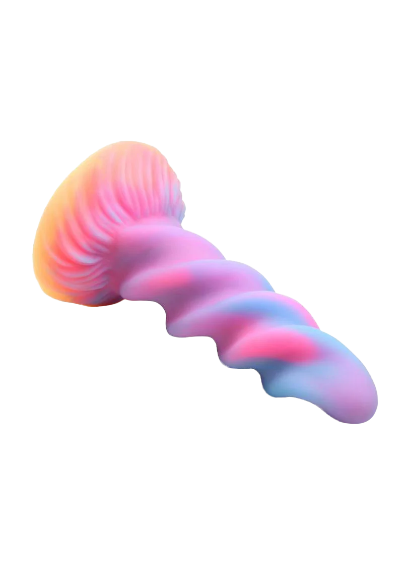 Cosmic Swirl Unicorn Dildo - Glow in the Dark