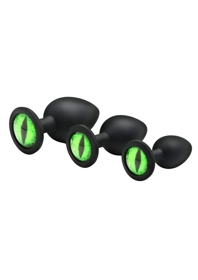 Emerald Gaze Butt Plug Set