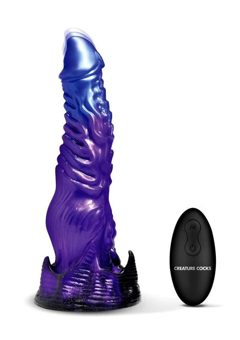 Diabolyx Rift Rider Thrusting & Vibrating Silicone Dildo
