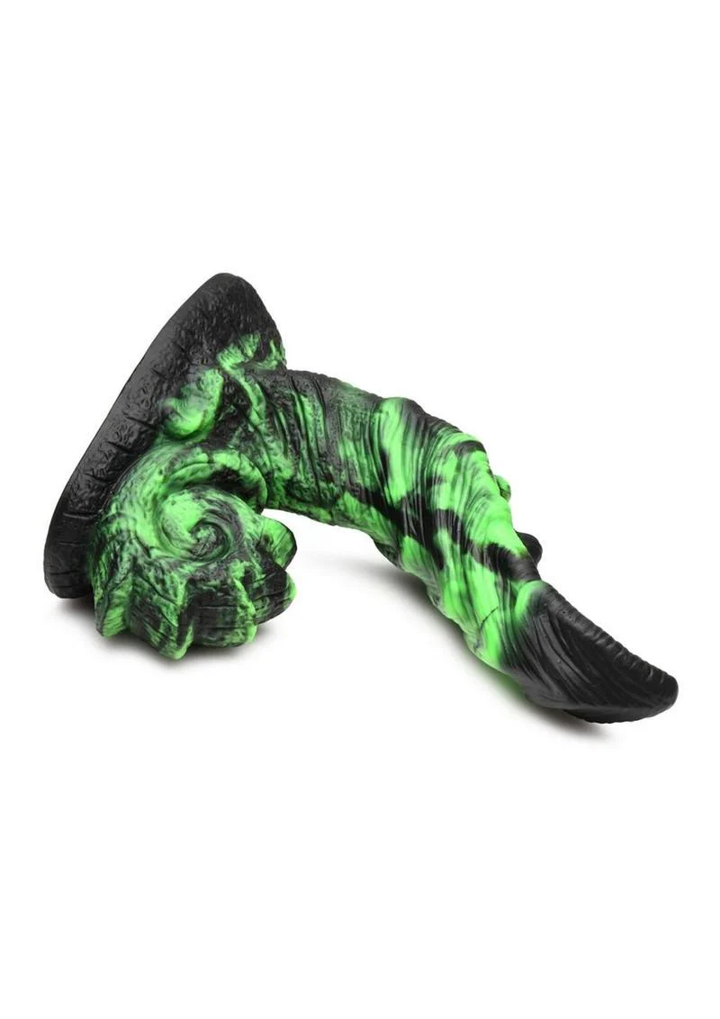 Gargantuan Reptile Dildo - Glow In The Dark