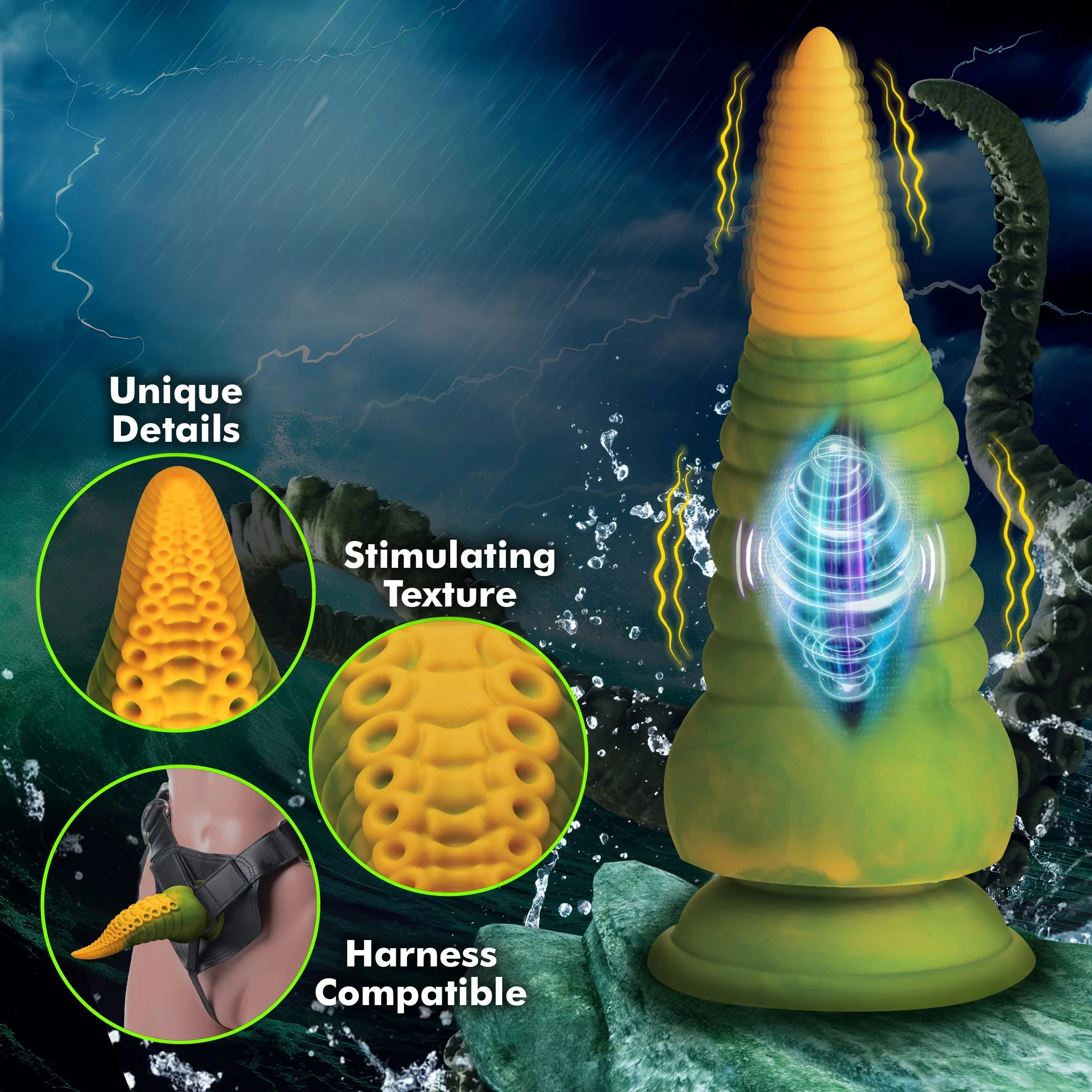 Kraken 2.0 Vibrating Tentacle Dildo - Image 6