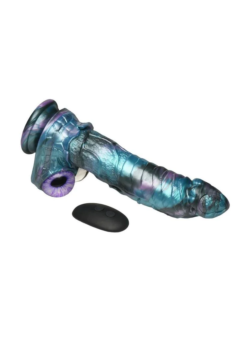 Oblivion Thrusting and Vibrating Dildo