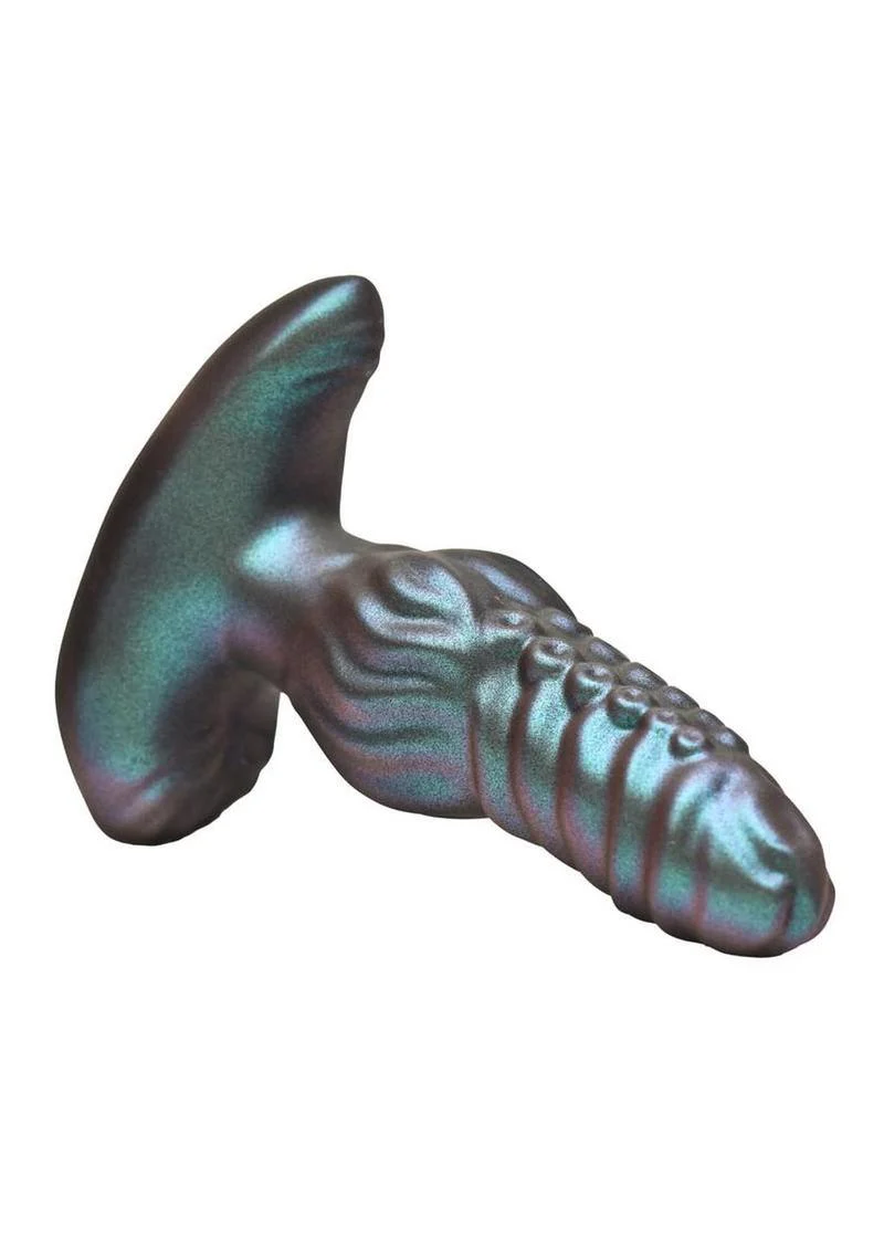 Octo-Squirm Vibrating & Rotating Silicone Butt Plug