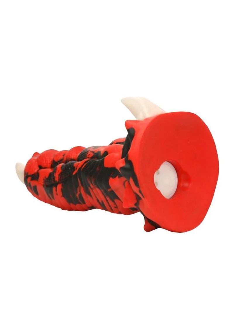 Red Talon Vibrating Dragon Dildo - Image 3