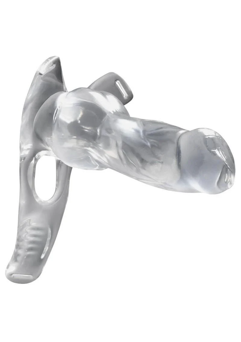 Creature Cock Snow Wolf Hollow Strap-On with Harness - Image 3
