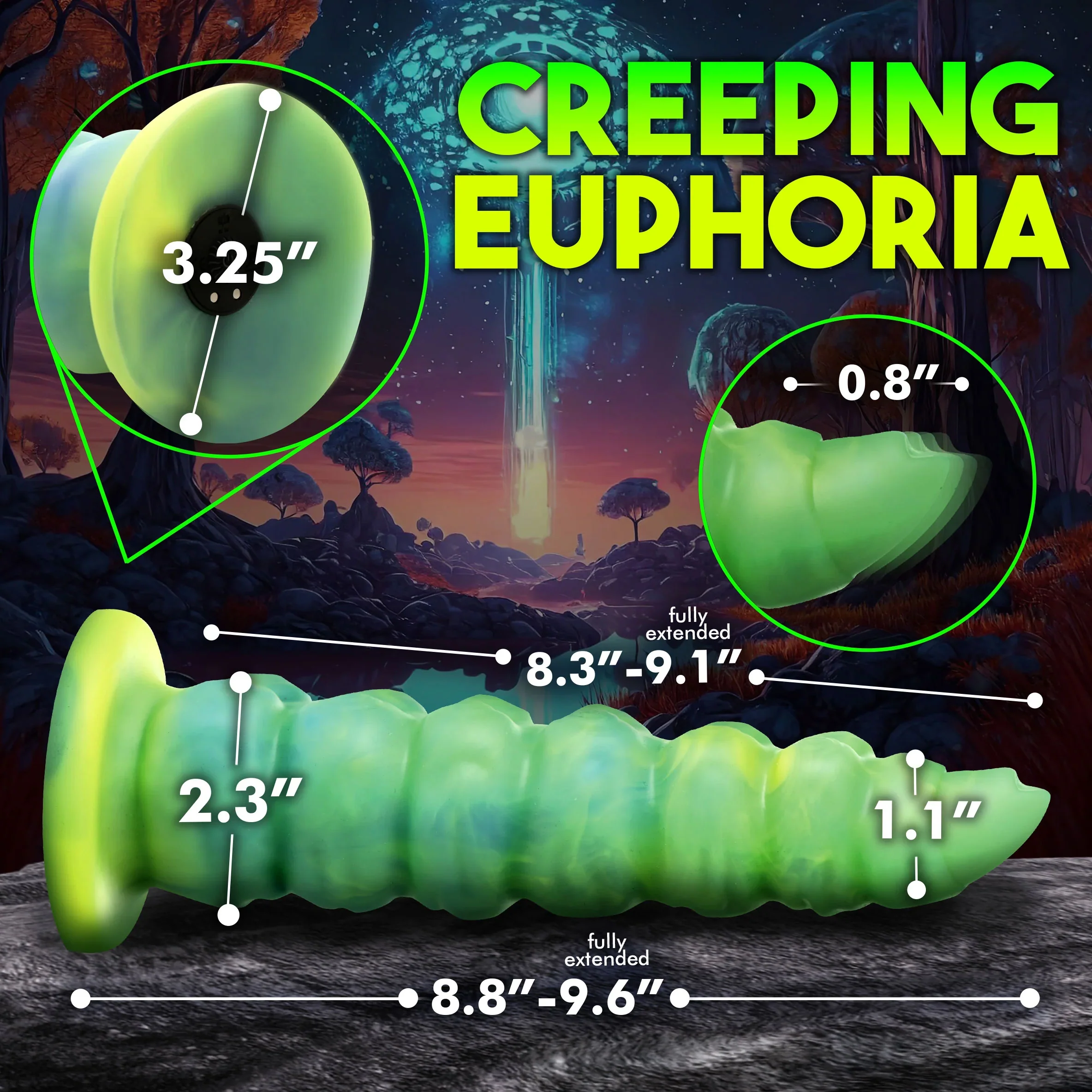 Space Wiggler Thrusting and Vibrating Dildo - Image 5