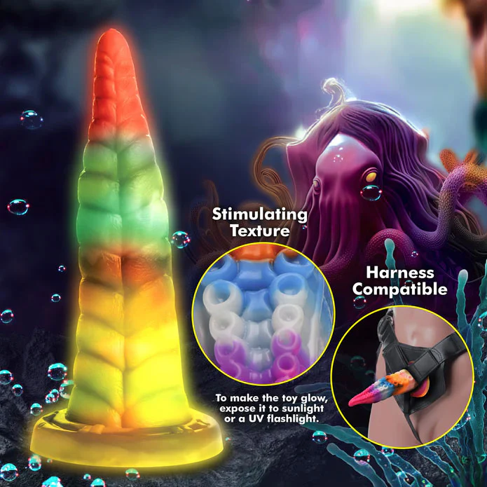 The Illuminator Tentacle Dildo - Glow In The Dark - Image 5